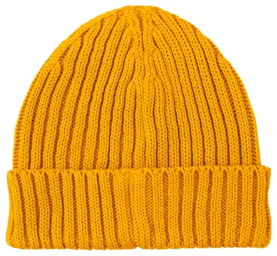 Mustard set: Alcatraz beanie and tube scarf