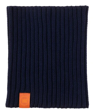 Navy blue set: Alcatraz beanie and tube scarf