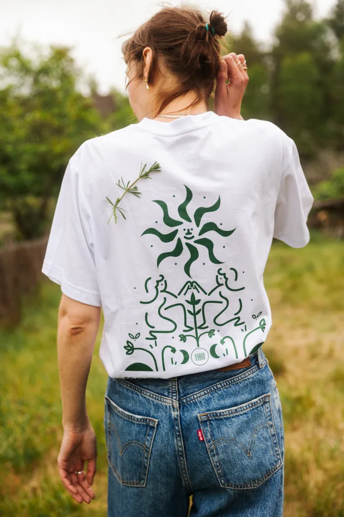 Koszulka z bawełny organicznej Keep Nature Wild