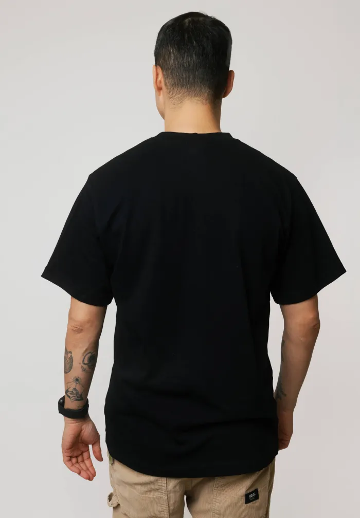 Organic cotton black T-shirt