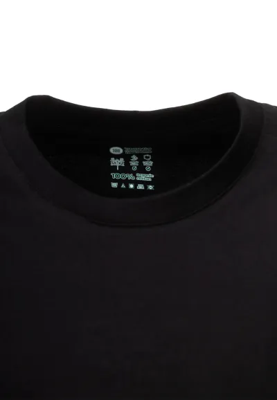 Organic cotton black T-shirt
