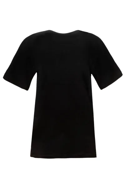 Organic cotton black T-shirt