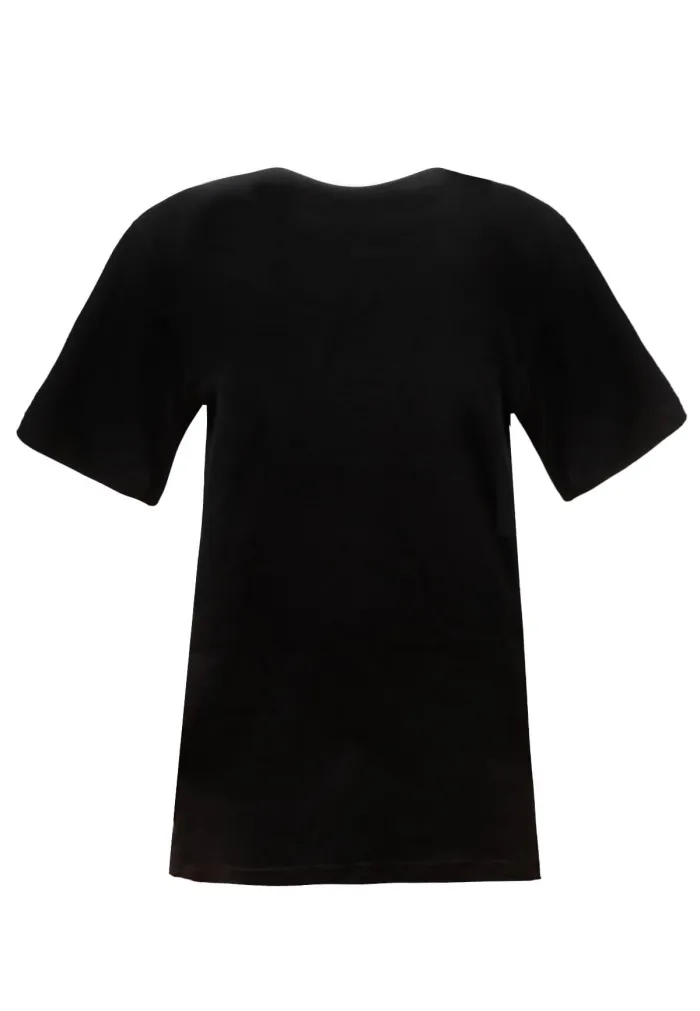 Organic cotton black T-shirt