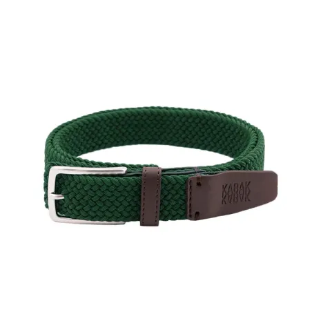Recycled woven belt green