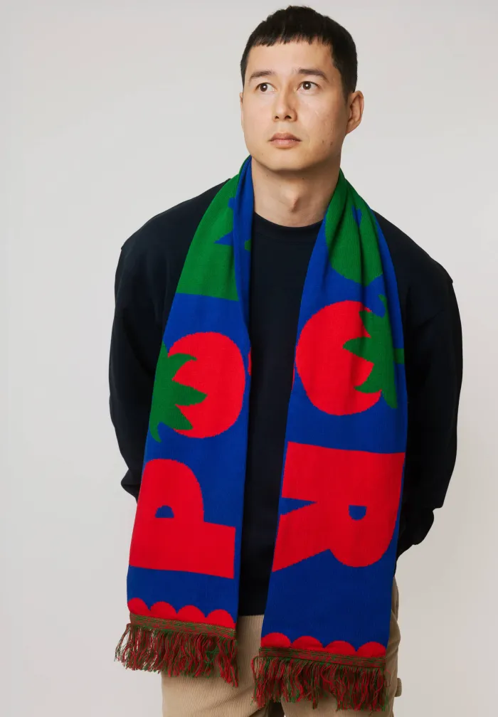 Organic cotton scarf Tomato