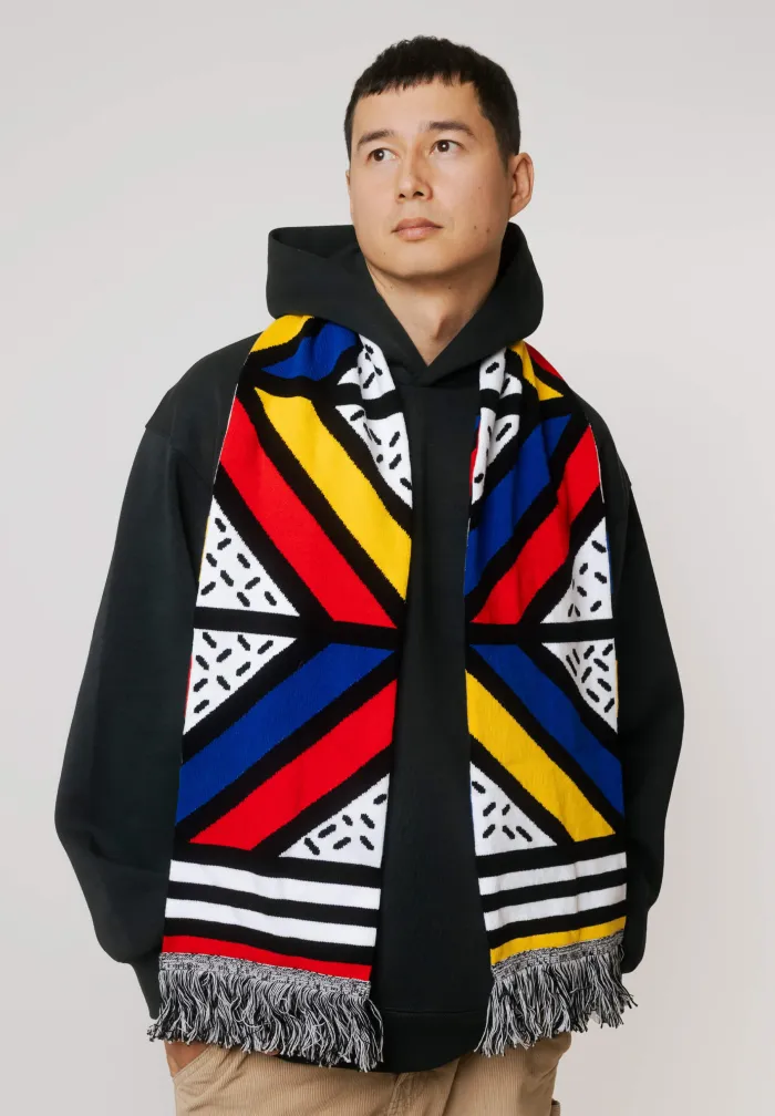 Organic cotton scarf Pop Art 2