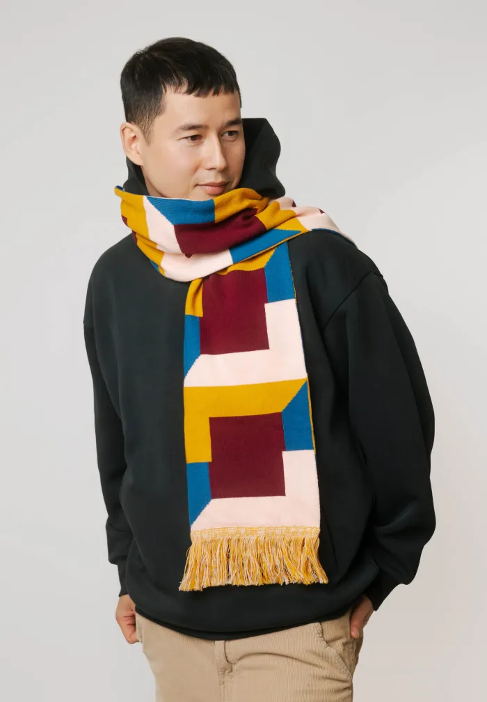 Organic cotton scarf Chain