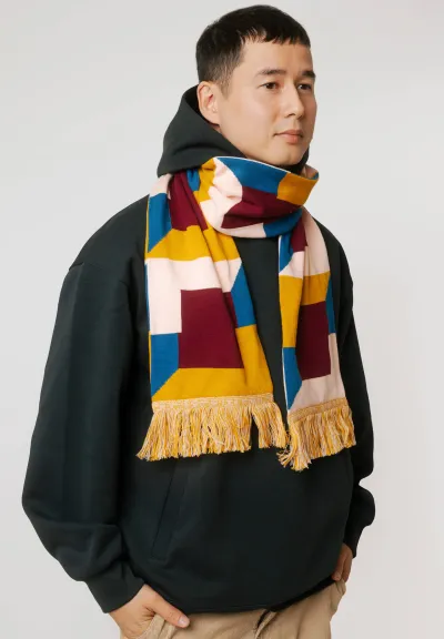 Organic cotton scarf Chain