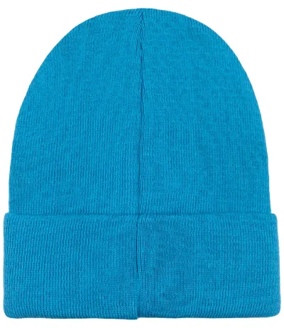 Blue organic cotton classic beanie