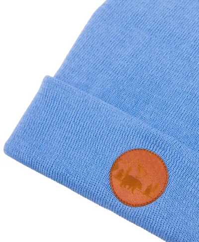 Light blue organic cotton classic beanie