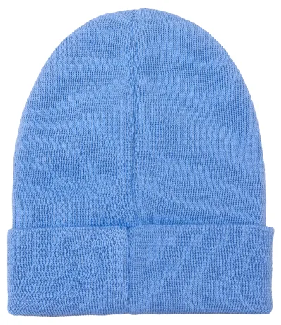 Light blue organic cotton classic beanie