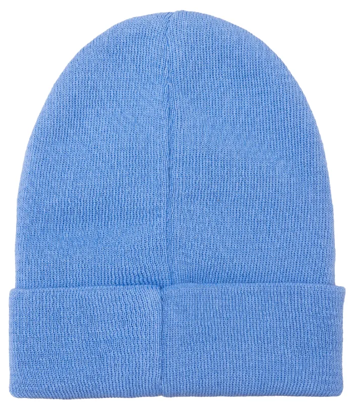 Czapka beanie z bawełny organicznej jasnoniebieska
