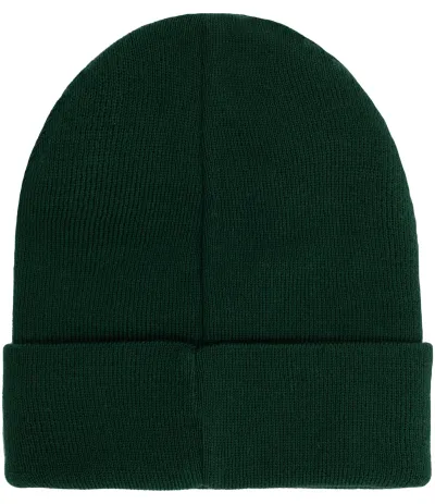 Bottle green organic cotton classic beanie