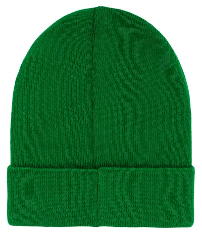 Green organic cotton classic beanie