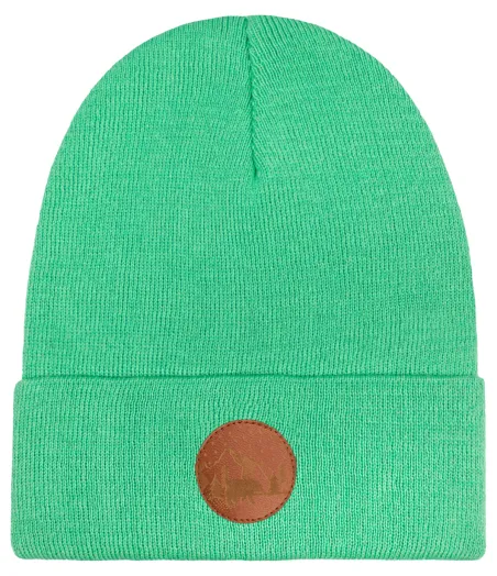 Czapka beanie z bawełny organicznej blada miętowa