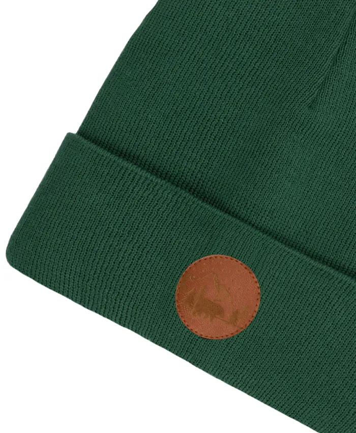 Czapka beanie z bawełny organicznej szałwiowa