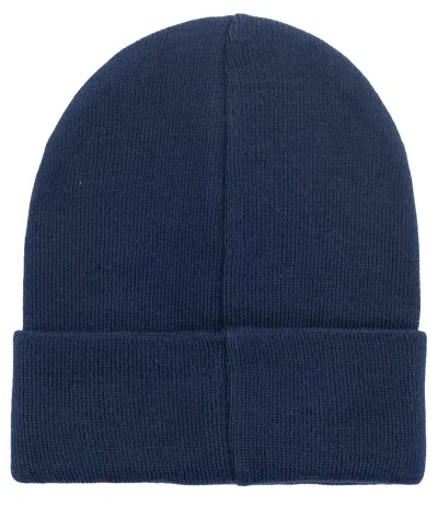 Czapka beanie z bawełny organicznej granatowa