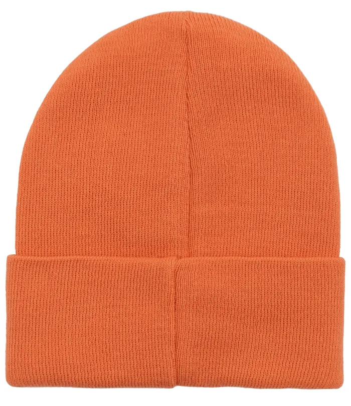 Czapka beanie z bawełny organicznej brzoskwiniowa