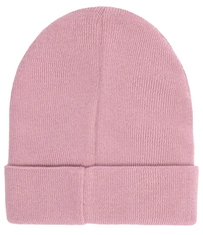 Powder pink organic cotton classic beanie