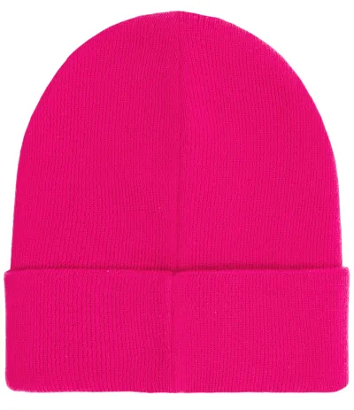 Czapka beanie z bawełny organicznej różowa