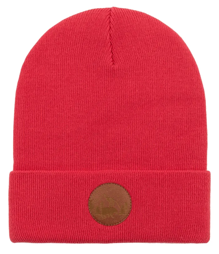 Red tulip organic cotton classic beanie