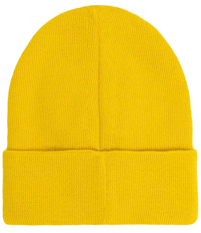 Czapka beanie z bawełny organicznej żółta