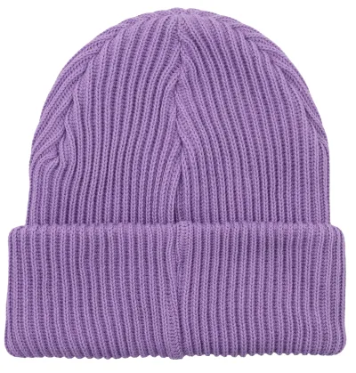 Lilac organic cotton winter beanie