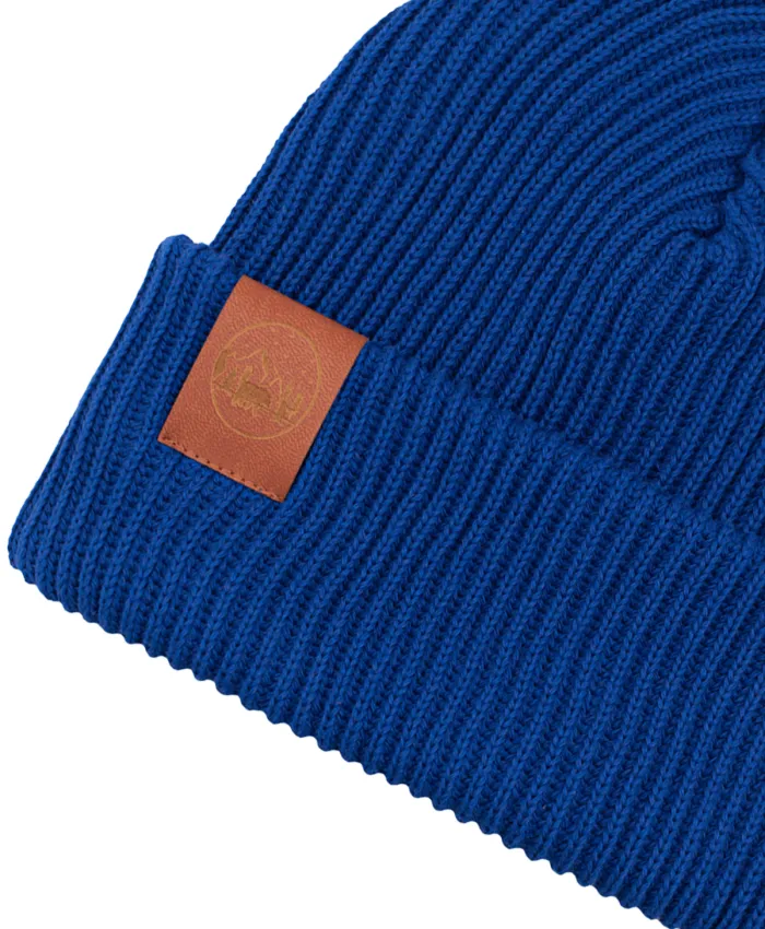 Cornflower organic cotton winter beanie
