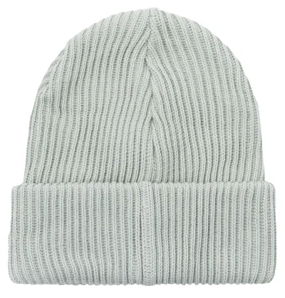 Pearl grey organic cotton winter beanie