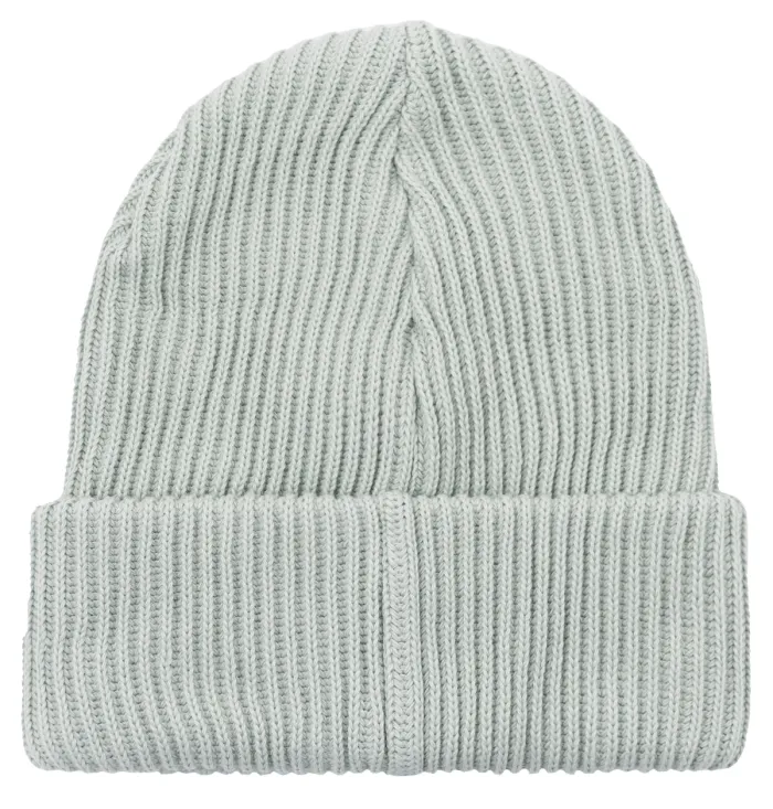 Czapka zimowa z bawełny organicznej szara perłowa