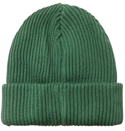 Sage green organic cotton winter beanie