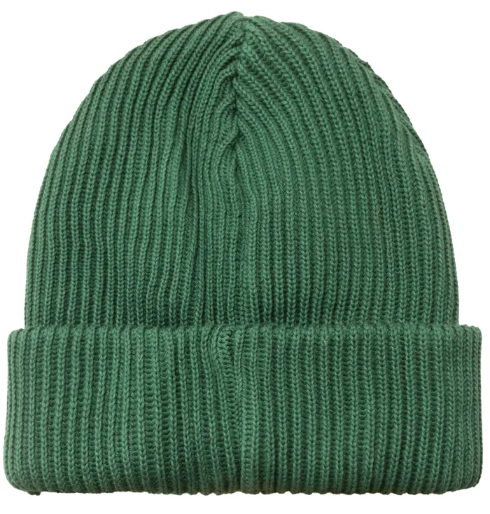 Sage green organic cotton winter beanie