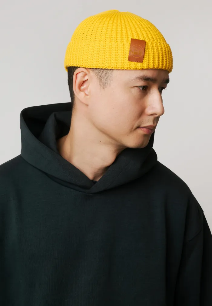 Honey organic cotton burglar beanie