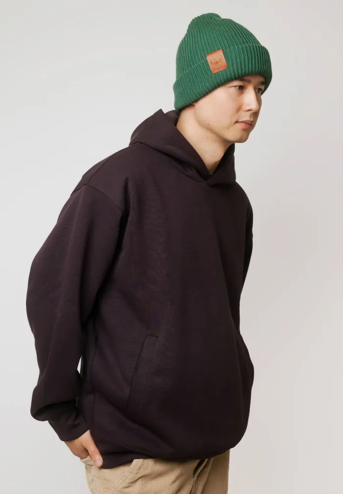 Sage green organic cotton winter beanie