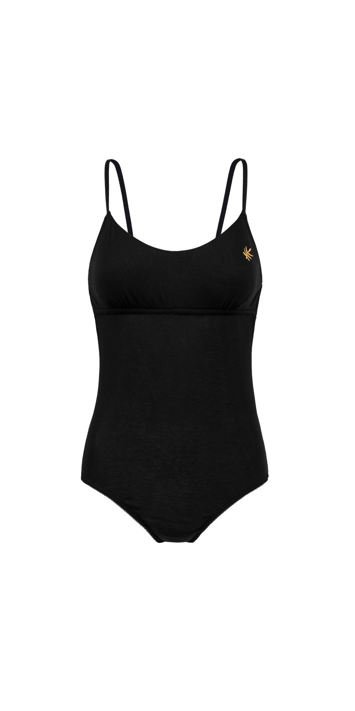 Body black with a goldern leaf