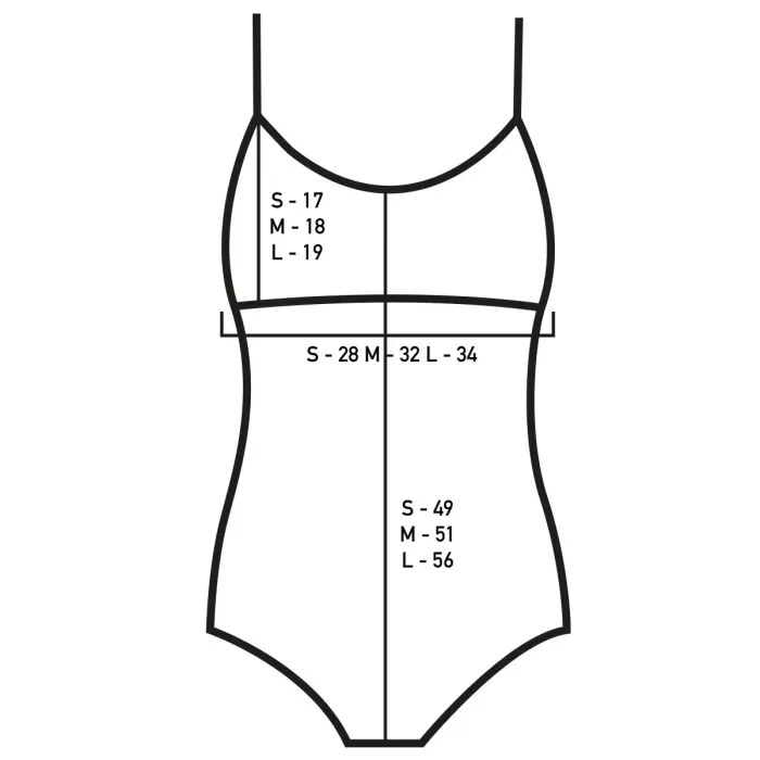 Body black with a goldern leaf size L