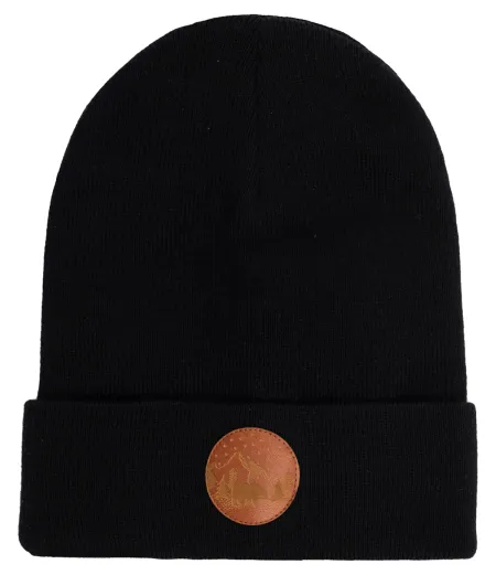 Czapka beanie z bawełny organicznej czarna